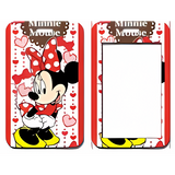 ID Card Badge Holder - Mickey & Friends - Minnie Mouse Red Hearts Pattern