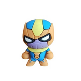 3D PVC Figure Keychain - Marvel - Chibi Thanos Classic Armor