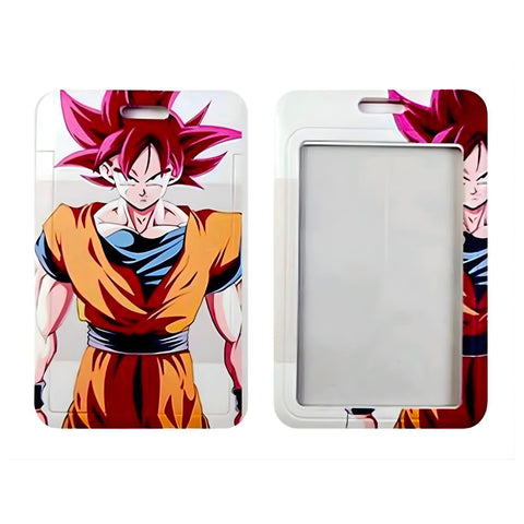 ID Card Badge Holder - Dragon Ball - Goku Super Saiyan God Form