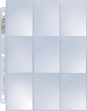 TCG Generic 9-Pocket Binder Pages Ultra Pro Platinum — Pack of 5 TCG accessory