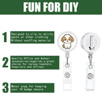 Personalized ID Badge Retractable Badge Reel