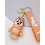 3D PVC Figure Keychain - Bluey - Bingo Standing