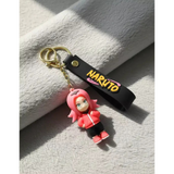 3D PVC Figure Keychain - Naruto - Sakura Red Hoodie Outfit