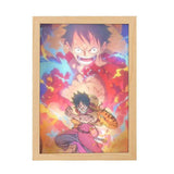 Paint Lamp Frame Light - One Piece - Monkey D. Luffy