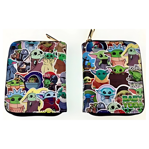Zippered Short Wallet - Star Wars - Grogu "Baby Yoda"