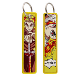 Embroidery Keychain - Demon Slayer - Kyojuro Rengoku (Flames)
