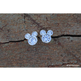 Stud Earrings - Disney - Mickey Mouse Zircon