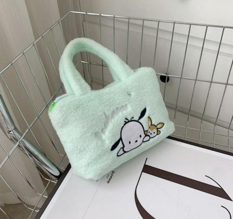 Shoulder Bag Purse - Sanrio - Pochacco - 26cm