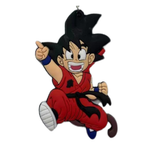 Dragon Ball Kid Goku Jumping PVC keychain