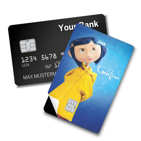 Credit Card Skin Sticker - Coraline