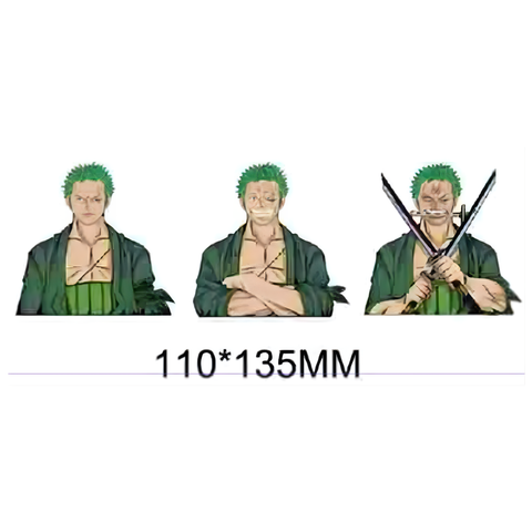 3D Lenticular Sticker - One Piece - Roronoa Zoro with Swords