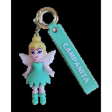 3D PVC Figure Keychain - Peter Pan - Tinker Bell Chibi Standing