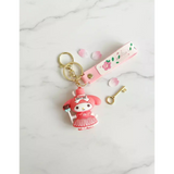 3D PVC Figure Keychain - Sanrio - My Melody Top Hat Chocolate Wand