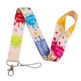 Lanyard - Motivational Paint Splatter