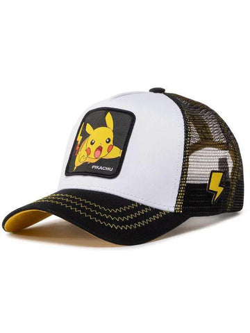 Snapback Cap - Pokémon - Pikachu (White)