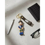 3D PVC Figure Keychain - Elio - Commander Eyepatch