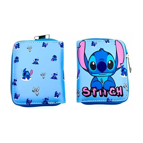 Zippered Short Wallet - Disney - Lilo & Stitch