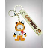 3D PVC Figure Keychain - Garfield - Chef Outfit
