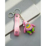 3D PVC Figure Keychain - SpongeBob SquarePants - Patrick Star Spongebob Pajamas