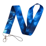 Lanyard - Zodiac Signs - Aquarius Constellation and Symbol