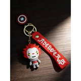 3D PVC Figure Keychain - Horror - Chibi Pennywise Grey Costume