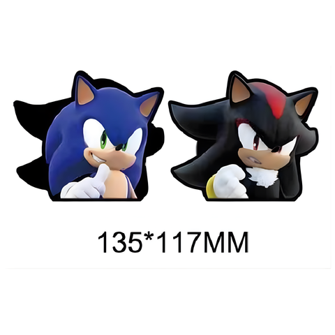 3D Lenticular Sticker - Sonic the Hedgehog - Sonic & Shadow