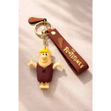 3D PVC Figure Keychain - Los Picapiedras - Barney Rubble Thumbs Up