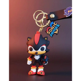 3D PVC Figure Keychain - Sonic the Hedgehog - Shadow Holding Dark Chao