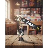 3D PVC Figure Keychain - DC Comics - Catwoman Crouching Grumpy Cat