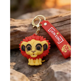 3D PVC Figure Keychain - Rey Leon - Kion Sitting