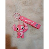 3D PVC Figure Keychain - Lilo & Stitch - Angel Holding Heart Variant 2