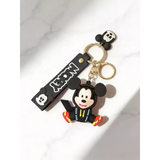 3D PVC Figure Keychain - Mickey and Friends - Mickey Kingdom Hearts Black Coat