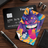 Credit Card Skin Sticker - Pokémon - Pop Art Gengar - Holographic