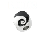 Bracelet Charm - The Nightmare Before Christmas - Jack Skellington swirl spiral bead