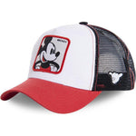 Snapback Cap - Disney - Mickey Mouse (White & Red)