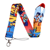 Lanyard - Looney Tunes - Road Runner and Daffy Duck Comic Pop Art