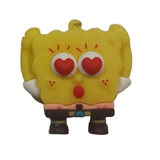 3D PVC Figure Keychain - SpongeBob SquarePants - Spongebob Heart Eyes