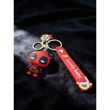 3D PVC Figure Keychain - Marvel - Chibi Deadpool Standing