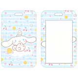 ID Card Badge Holder - Sanrio - Cinnamoroll On Cloud With Chick And Fruits