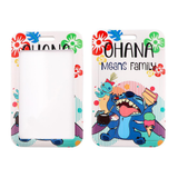 ID Card Badge Holder - Lilo & Stitch (Disney) - Ohana Means Family Eating Cake