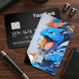 Credit Card Skin Sticker - Pokémon - Abstract Geometric Blastoise - Holographic