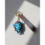 3D PVC Figure Keychain - Avatar - Na'vi Warrior With Spear