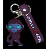 3D PVC Figure Keychain - Godzilla Vs Kong - Chibi Kong Green Eyes