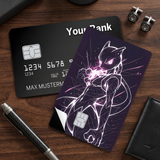 Credit Card Skin Sticker - Pokémon - Mewtwo Psychic Blast Art - Holographic