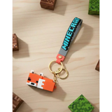 3D PVC Figure Keychain - Minecraft - Sleeping Fox