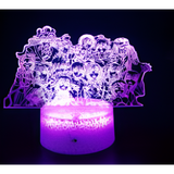 3D LED Night Light - Danganronpa - Character group photo