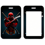 ID Card Badge Holder - Marvel - Deadpool With Crossed Arms And Katanas