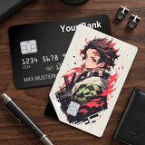 Credit Card Skin Sticker - Demon Slayer - Tanjiro Minimalist
