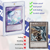 Magnetic 35pt holder protecting trading card — waterproof, dust-proof, anti-fading, scratch-proof