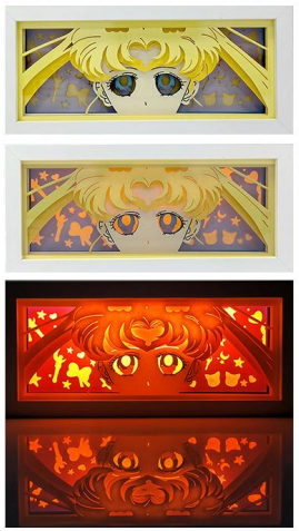 3D Paper Carving Light Lamp - Sailor Moon - Sailor Moon